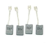 Lot de 4 balais de charbon de rechange pour GWS20-180, E64 compatibles avec les modèles GCO2000 TCO2000, pièces de moteur industriel 22 x 16 x 6 mm