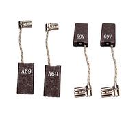Lot de 4 balais de charbon pour Bosch GBH5400 GBH5-38 X GSH38 GBH5-40D A69 # 1617014138 11240 11240 11247 11388