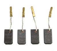 Lot de 4 balais de charbon pour meuleuse d'angle - Compatible avec les modèles W8-115, W8-125, W11-125, WE14-125 & WE14-150 (Référence 316046800)