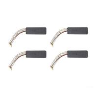 Lot de 4 balais de charbon pour moteur électrique 30 mm x 11 mm x 6 mm avec siège à ressort en cuivre et laiton pour pièces de rechange pour outils électriques, générateurs, perceuses et autres