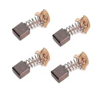 Lot de 4 balais de charbon pour outils électriques 194928-3 CB442 CB441 (10,5 x 10,5 x 6,8 mm) compatibles avec Makita BHR261, BUC250, BUH550, BUH650, UC250D, DHR263, DHR264, DHS7 10, DUC 302, DUH551,
