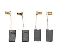 Lot de 4 balais de charbon pour outils électriques, en carbone et métal, compatibles avec les modèles GBH5-38 X GSH38 GBH5-40D GSH500 A69