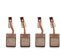 Lot de 4 balais de moteur en carbone CB440 compatibles avec M-ki-a CB-440 / CB-448 / CB-436/195021-6/194427-5/194159-4, pièce de rechange pour outils électriques