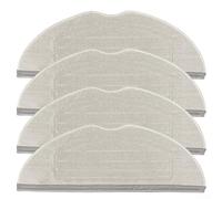 Lot de 4 balais d'essuie-glace et chiffons de rechange pour aspirateur robot Dreame D20 D20 Pro Plus
