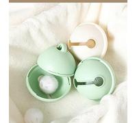 Lot de 4 balles à linge en forme de cloche. Parfait pour enlever les poils d'animaux, prévenir les nœuds et simplifier le linge. Réutilisables, durables et efficaces, rendant les journées de lessive