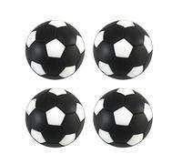 Lot de 4 balles de babyfoot lisses pour tables de football standard et balles de jeu de table classiques de rechange pour baby-foot de petite taille