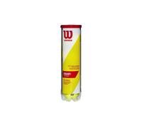 Lot de 4 balles de championnat tennis Wilson Extra Duty Jaune TU