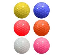Lot de 4 balles de golf en mousse pour entraînement de golf, sensation réaliste limitée, sport de vol, pour intérieur et extérieur, couleur aléatoire