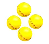 Lot de 4 balles molles d'entraînement légères en polyuréthane souple pour débutants, sports d'équipe et baseball dans le jardin