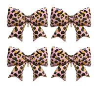 Lot de 4 ballons imprimés guépard et léopard, décorations pour fête, accessoires de décoration animalière pour mariage, enterrement de vie de jeune fille ou soirée à thème nœud papillon
