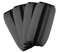Lot de 4 bandages de jambe de cheval en nylon résistant aux moustiques, protège-tibias réglables pour l'équitation, l'entraînement et l'utilisation estivale, 32 x 34 cm