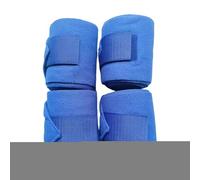 Lot de 4 bandages de protection pour les jambes - 250 cm - Accessoire d'équitation doux - Protection avant pour la marche, l'entraînement, le saut - Accessoire d'équitation - Dommages aux tendons lors