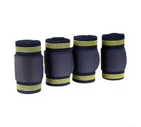 Lot de 4 bandages pour jambes équines pour une utilisation stable et sur le terrain, soutenant la stabilité du mouvement et la récupération post-activité avec ajustement flexible