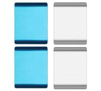 Lot de 4 Bande Magnétique Adhésive, Bandes Magnétiques Autocollantes pour Éclairage Sous Armoire Plaque d'Immatriculation de Stationnement