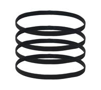 Lot de 4 bandeaux de sport élastiques et antidérapants en tissu extensible pour le yoga, la course à pied, le tennis, le football, la gym, le hockey - Pour homme et femme