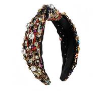 Lot de 4 bandeaux décoratifs de luxe avec perles et cristaux, bandeaux de mariage, accessoires pour cheveux tempérament, design large
