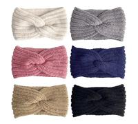 Lot De 4 Bandeaux Pour Enfants, Bandeaux Élastiques Pour Enfants, Bandeaux D'Hiver Tricotés, Bandeaux Chauds Rayés, Bandeaux Antidérapants, Bandeaux Polyvalents Pour Femme.