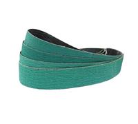 Lot de 4 bandes abrasives en oxyde de zirconium, 686 x 50 mm, for ponceuses à bande - Kit de bandes abrasives Z/O haute précision(120mesh)