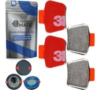 Lot de 4 bandes adhésives de rechange, compatibles avec OOONO CO-DRIVER NO2, PARK P-DISC NO1, NO2, NO3, plaquettes métalliques avec pastilles adhésives, pour disque de stationnement, avertisseur