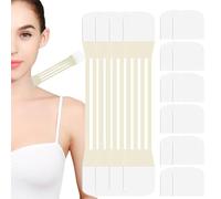 Lot de 4 bandes de levage de cou invisibles pour le visage - Bandes élastiques - Convient pour les visages instantanés - Soulevez le cou, prenez soin des peaux anti-mains et là