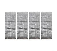 Lot de 4 bandes de mousse anti-collision pour porte de voiture - 30 x 10 x 3 cm - Garniture élastique en caoutchouc et plastique pour parking et spa