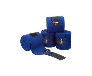 Lot de 4 bandes de polo pour cheval LeMieux Classic Bleu Full