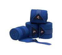 Lot de 4 bandes de polo pour cheval Premier Equine Bleu TU