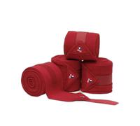 Lot de 4 bandes de polo pour cheval Premier Equine Rouge TU