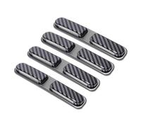 Lot de 4 Bandes De Protection Anti-Collision Voiture pour Jaguar XE XF XJ E-Pace F-Pace I-Pace, Bande Porte Bord Protecteur Portiere Film ExtéRieurs Garnitures,Carbon Fiber Pattern-White