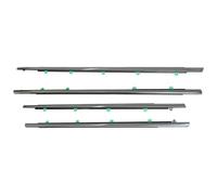 Lot De 4 Bandes Décoratives En Caoutchouc Noir Pour Portières Et Vitres Voiture Pour CR-V (2012-2016) Voiture Bande D'Étanchéité