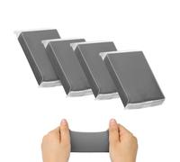 Lot de 4 barres d'argile magique de qualité supérieure pour voiture, 400 g, sans rayures, kit de nettoyage pour vitres avec capacité de lavage et d'adsorption pour voiture, SUV, camping-car, camion