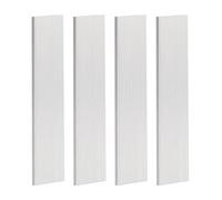 Lot de 4 barres plates en aluminium 6061 de 3 mm x 5,1 cm de long avec film de protection pour travaux manuels