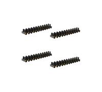 Zenitech - Lot de 4 barrettes 12 plots section 16mm² - Noir Noir