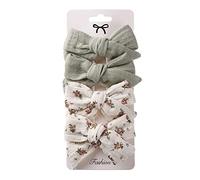 Lot de 4 barrettes à cheveux avec nœuds pour bébé fille - Pinces à cheveux avec pinces crocodiles - Accessoires de cheveux pour filles et enfants