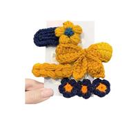 Lot de 4 barrettes à cheveux en tricot Chapeaux élégants pour un style de mode avec plusieurs belles formes Tenue forte Accessoires de cheveux Femme Pince à cheveux