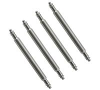 Lot de 4 barrettes à ressort de qualité supérieure de 20 mm | 1,8 mm de diamètre | Acier inoxydable | Réparation de montres et de bracelets | Ensemble de barres à ressort de rechange | Idéal pour les