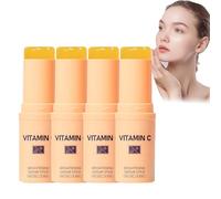 Lot de 4 bâtonnets de sérum éclaircissant à la vitamine C pour le visage, équilibre le teint, améliore la structure de la peau, augmente le rayonnement, aide à réduire la matité, lisse la peau