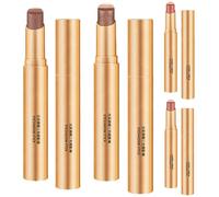 Lot De 4 Bâtons De Fard À Paupières Dégradés À Trois Couleurs, Bâtons De Fard À Paupières À Paillettes Dégradées, Stylo De Fard À Paupières Scintillant Résistant Aux Chocs Et Imperméable Pour Femmes