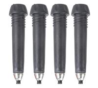 Lot de 4 bâtons de randonnée avec pointe en métal - Pointe de rechange pour canne d'escalade - Bâtons de marche durables et portables - Pointe Alpenstock