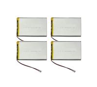Lot de 4 batteries 4 Ah 14,8 Wh 3,7 V, compatibles avec clavier mécanique Keychron K2, gadgets de voiture, souris stéréo sans fil Bluetooth, pièces de rechange for appareil photo numérique