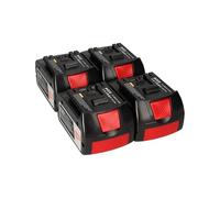 Lot de 4 batteries de rechange pour Bosch Professional 18 V 8,0 Ah Li-Ion 144 Wh - Longue durée - Sans entretien - Fiables