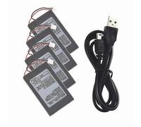 Lot de 4 batteries Lip1359 compatibles avec les manettes Sony PS3 DualShock 3 (Cechzc2e et Cechzc2u)