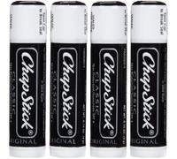 Lot de 4 baumes à lèvres CHAP STICK Classic Original SPF 4, fabriqués aux USA