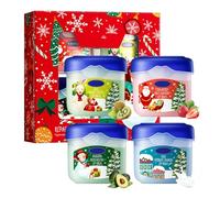 Lot de 4 baumes à lèvres hydratants - Baume à lèvres nourrissant - Réduit les rides et les rides des lèvres - Masque à lèvres pour les lèvres gercées et sèches