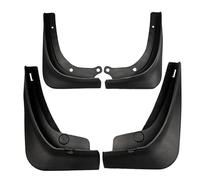 Lot de 4 bavettes de Protection pour Tesla Model Y 2017-2023, Finition Noir Mat/Fibre de Carbone, en ABS.