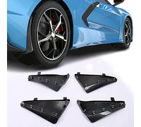 Lot de 4 bavettes Garde-Boue Avant et arrière compatibles avec Chevrolet Corvette C8 2020, 2021 et 2022, sans perçage nécessaire