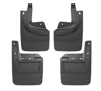 Lot de 4 bavettes garde-boue de voiture compatibles avec Jeep Wrangler Rubicon 2019-2025 en polypropylène robuste, sans perçage, sans ruban adhésif