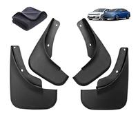 Lot de 4 bavettes garde-boue de voiture sans perçage compatibles avec VW Bora Golf 4 2003-2008 imperméables et anti-rayures faciles à installer et design durable avec 1 chiffon de lavage de voiture