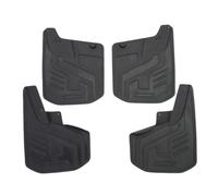 Lot de 4 bavettes garde-boue en fibre de carbone pour voiture avant et arrière sans pneu étanche