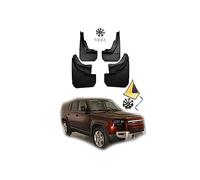 Lot de 4 bavettes garde-boue personnalisées pour L-and R-Over Defender 130 2023-2024 Moulées personnalisées avant et arrière Kit de 4 bavettes garde-boue avant et arrière moulées